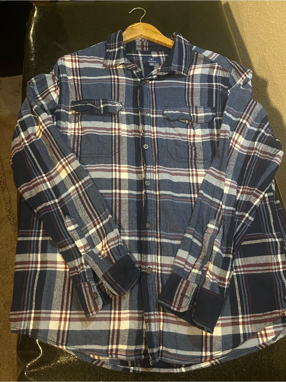 George Mens Flannel Large